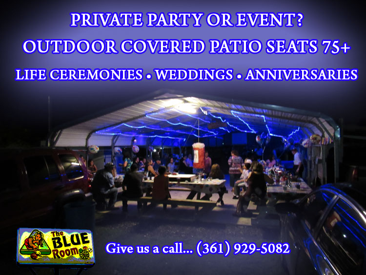 Private Party & Event Space in Corpus Christi at The Blue Room.