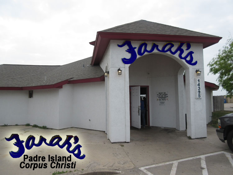 Farah's Waterfront Beach Bar on Padre Island in Corpus Christi, TX.