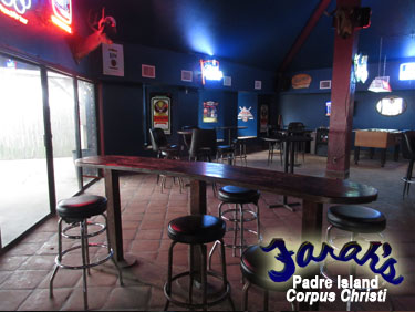 Farah's Waterfront Beach Bar on Padre Island in Corpus Christi, TX.