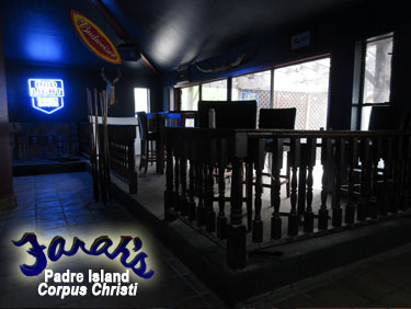 Farah's Waterfront Beach Bar on Padre Island in Corpus Christi, TX.